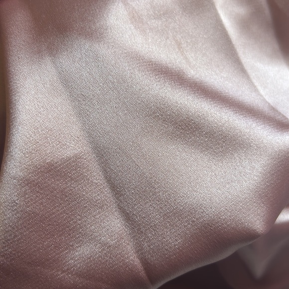 Made in Turkey, silky fabric on the bottom with rose gold sequins on the top - Picture 2 of 3